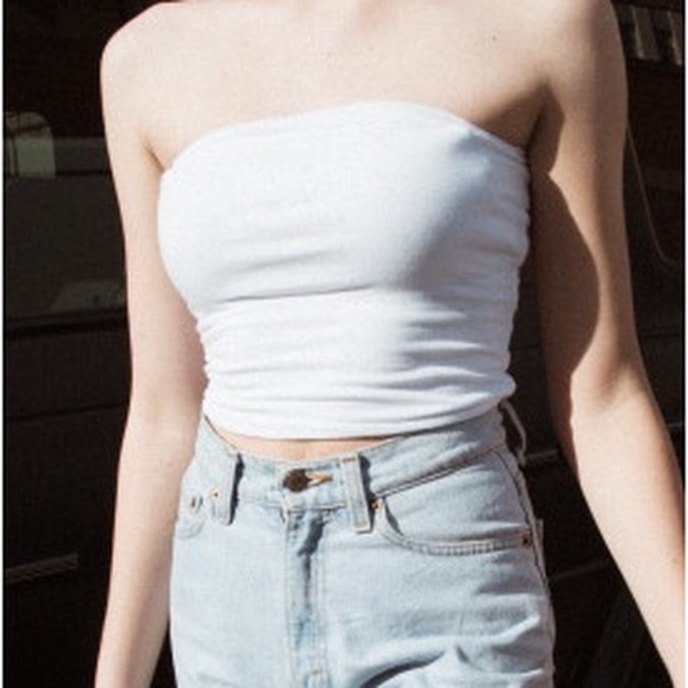Brandy Melville White Tube Top